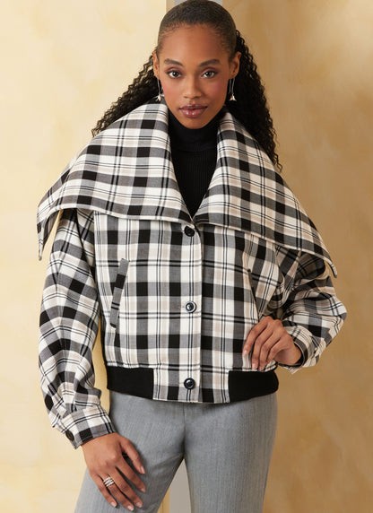 Vogue Patterns V2072 pattern envelope showing the jacket designs