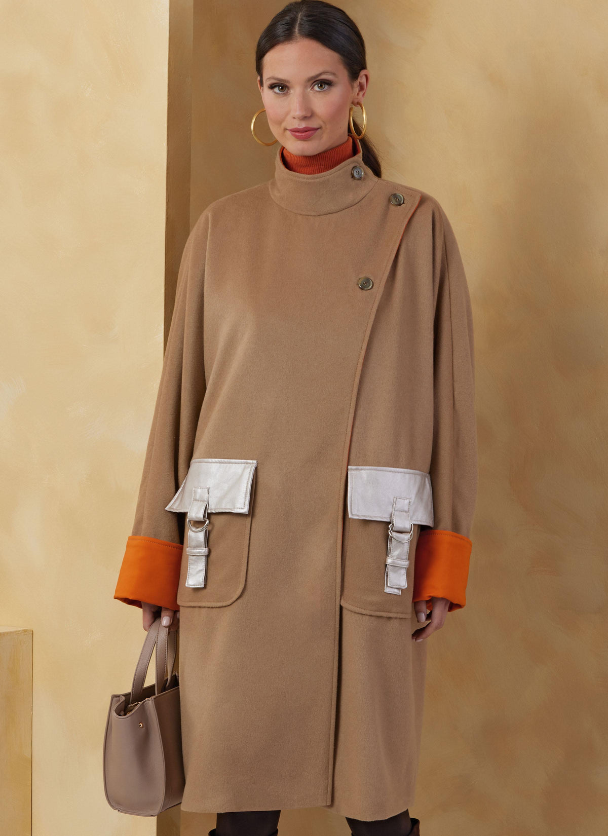 Vogue Patterns V2075 pattern envelope showing the coat designs