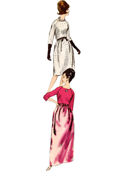Vogue Patterns V2082 pattern envelope showing the evening dress designs
