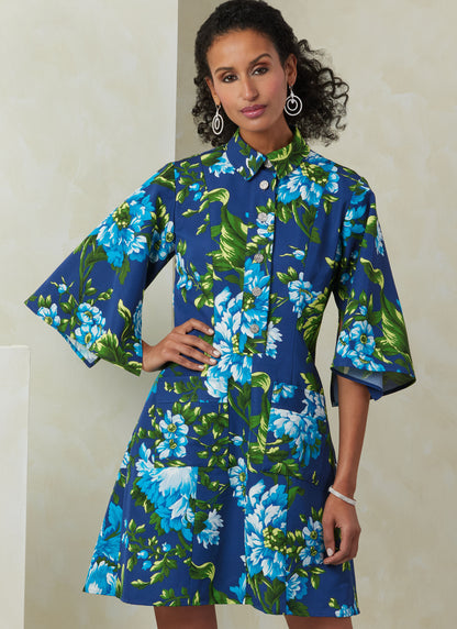 Vogue Patterns V2083 pattern envelope showing the dress designs