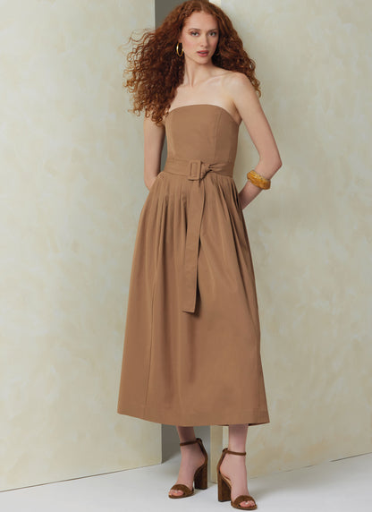 Vogue Patterns V2084 pattern envelope showing the dress designs