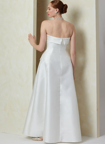 Vogue Patterns V2089 pattern envelope showing the occasion dress designs