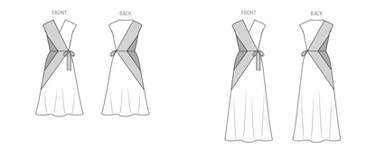 Vogue Patterns V2100 envelope showing the vintage 1980s diane von furstenberg dress designs