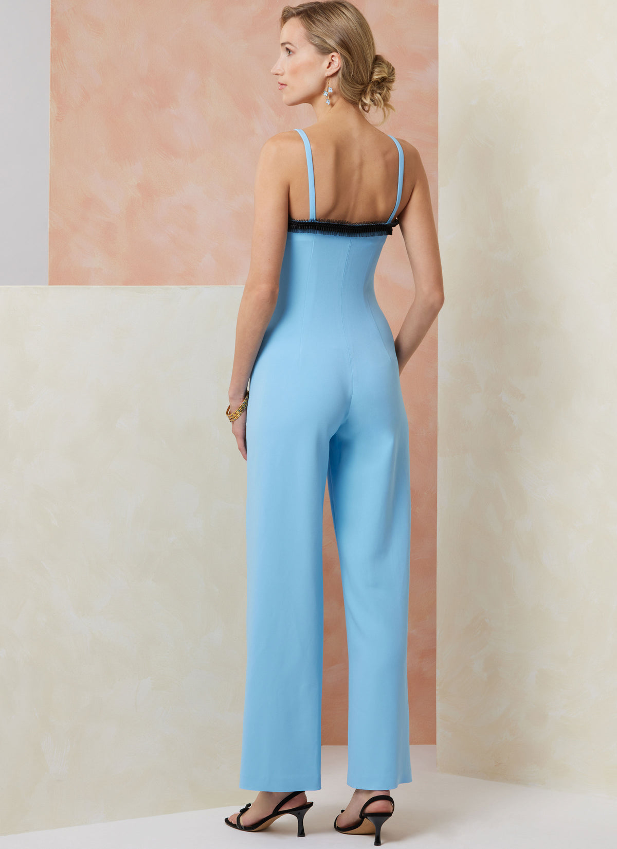 Vogue Patterns V2111 envelope showing the special occasion jumpsuit designs