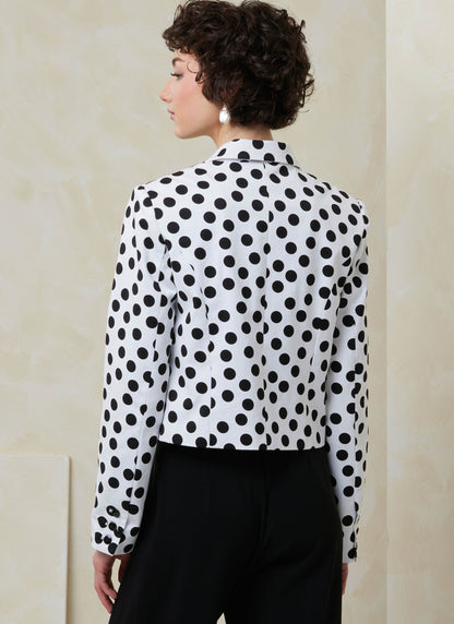 Vogue Patterns V2114 envelope showing the cropped jacket designs