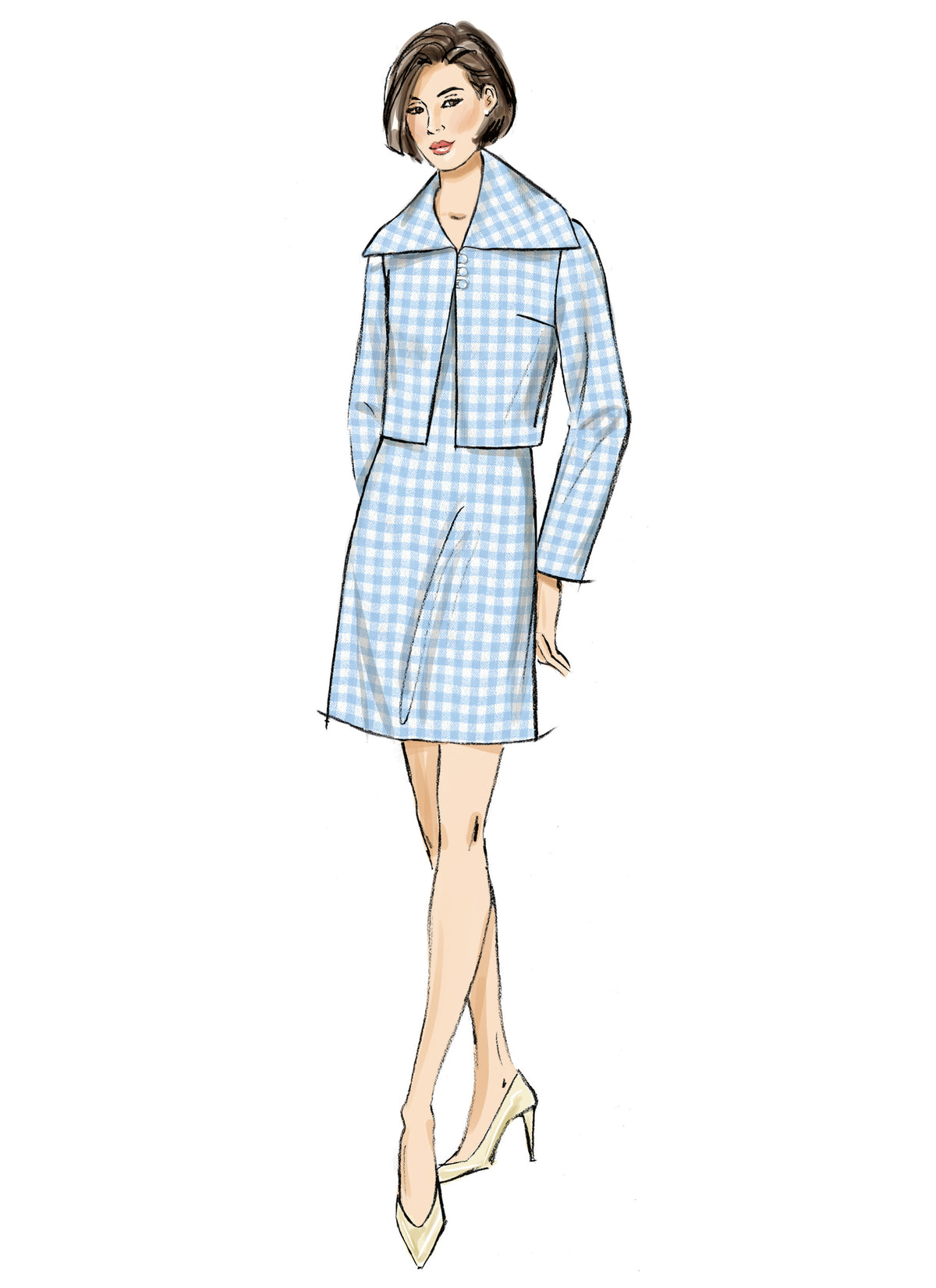 Vogue Patterns V2126 envelope showing the lined jacket designs