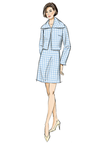 Vogue Patterns V2126 envelope showing the lined jacket designs
