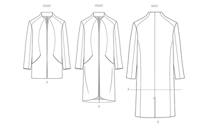 Vogue Patterns V2141 envelope showing a men's lined jacket