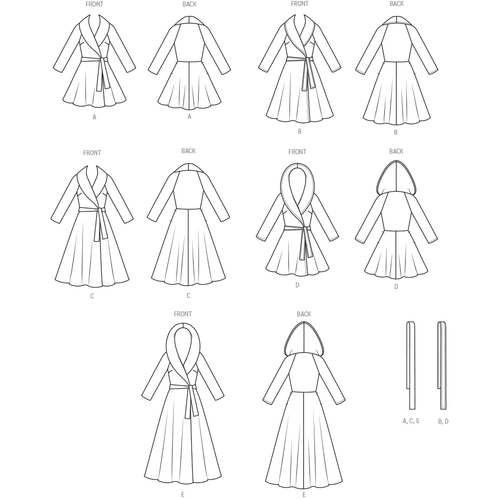 Vogue Patterns V2145 envelope showing a vintage 1972 coat