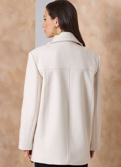 Vogue Patterns V2159 envelope showing a lined double breasted jacket