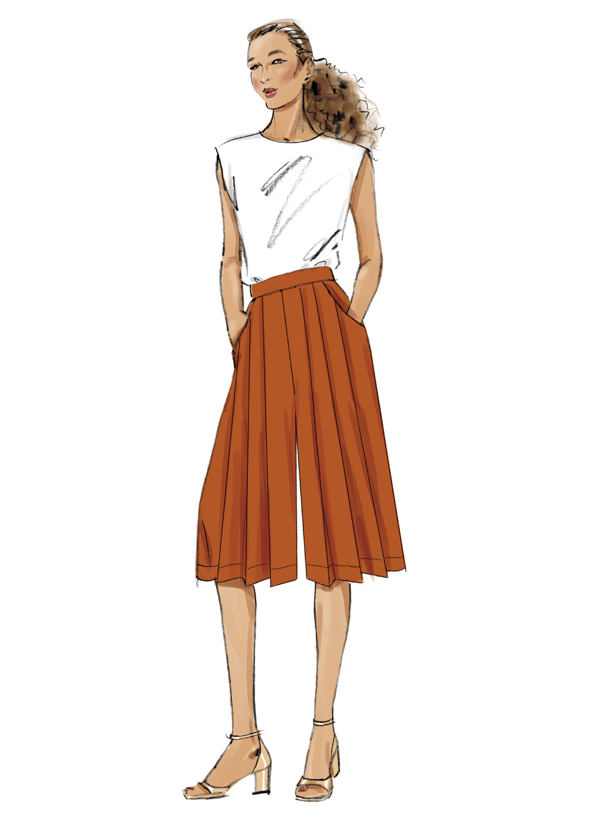 Vogue Patterns V2161 envelope showing a tailored trousers