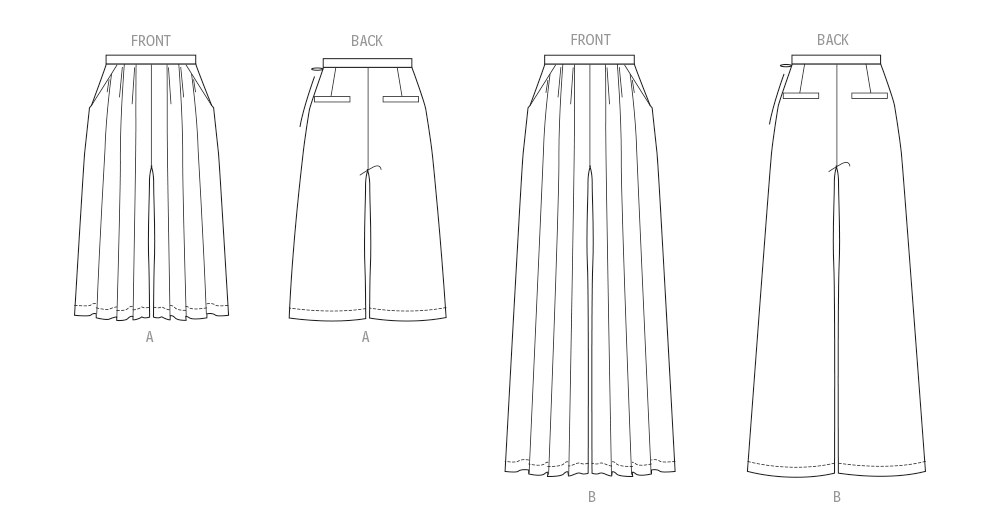 Vogue Patterns V2161 envelope showing a tailored trousers