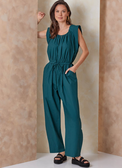 Vogue Patterns V2163 pattern envelope showing jumpsuit designs