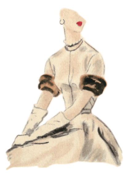 Vogue Patterns V2170 pattern envelope showing vintage 1953 dress designs