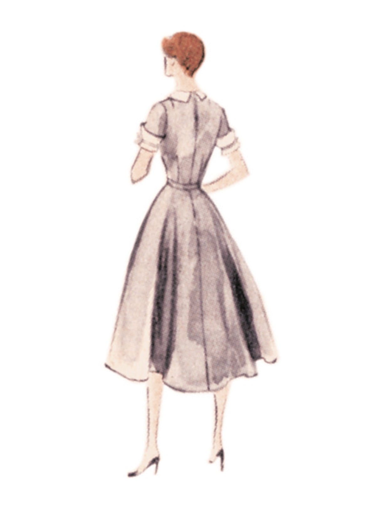 Vogue Patterns V2170 pattern envelope showing vintage 1953 dress designs