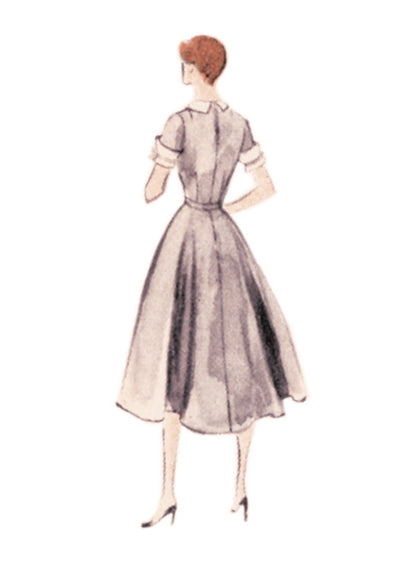 Vogue Patterns V2170 pattern envelope showing vintage 1953 dress designs