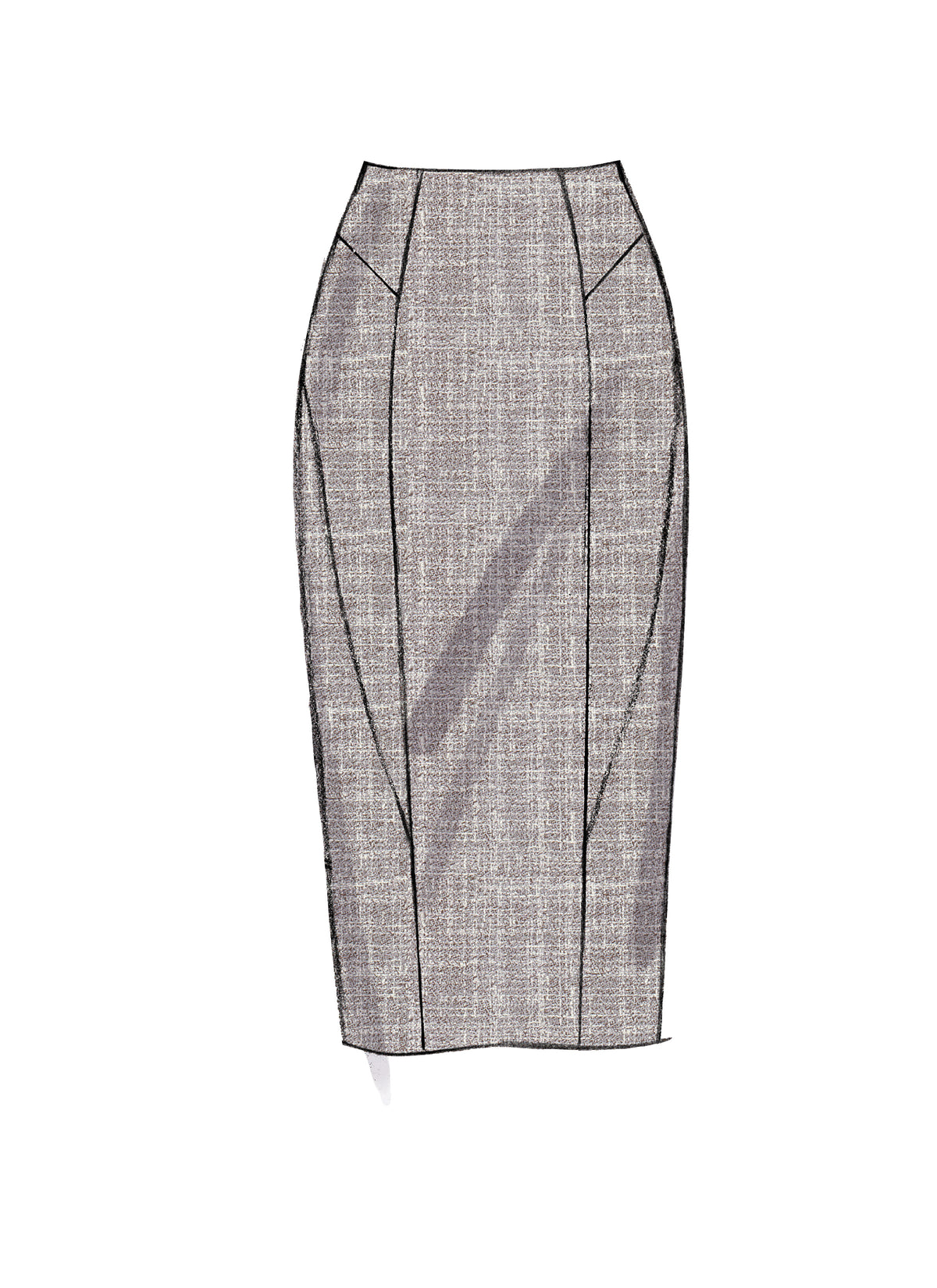 Vogue Patterns V8750 pattern envelope showing skirts designs