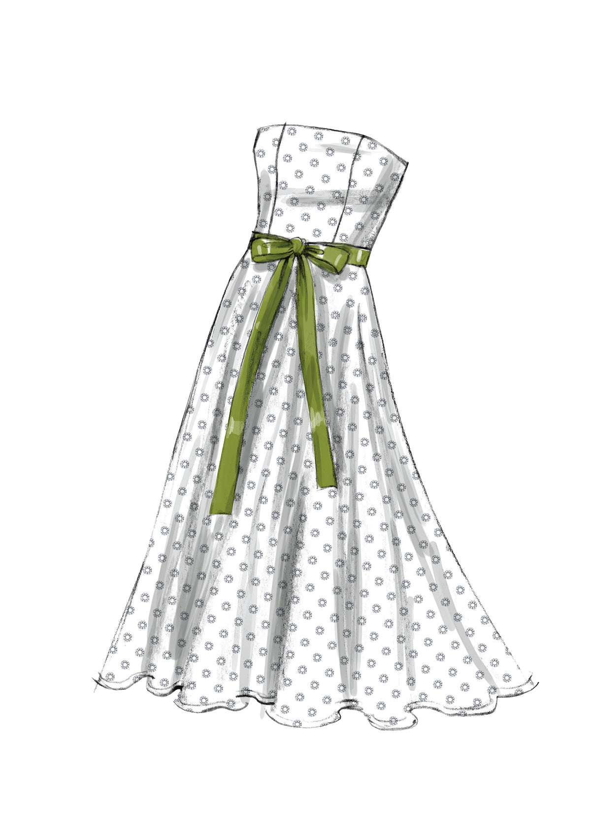 Vogue Patterns V8766 pattern envelope showing lined dress designs