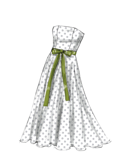 Vogue Patterns V8766 pattern envelope showing lined dress designs
