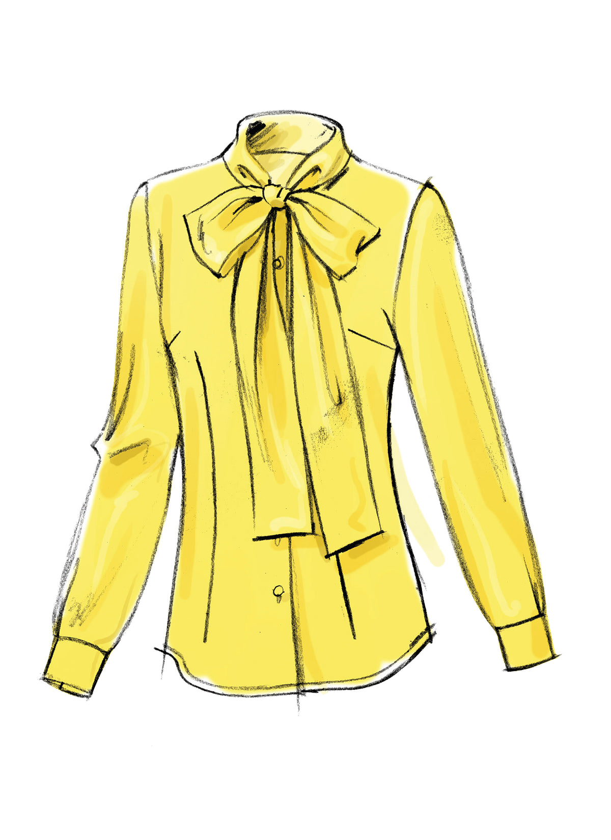 Vogue Patterns V8772 pattern envelope showing fitted blouse designs