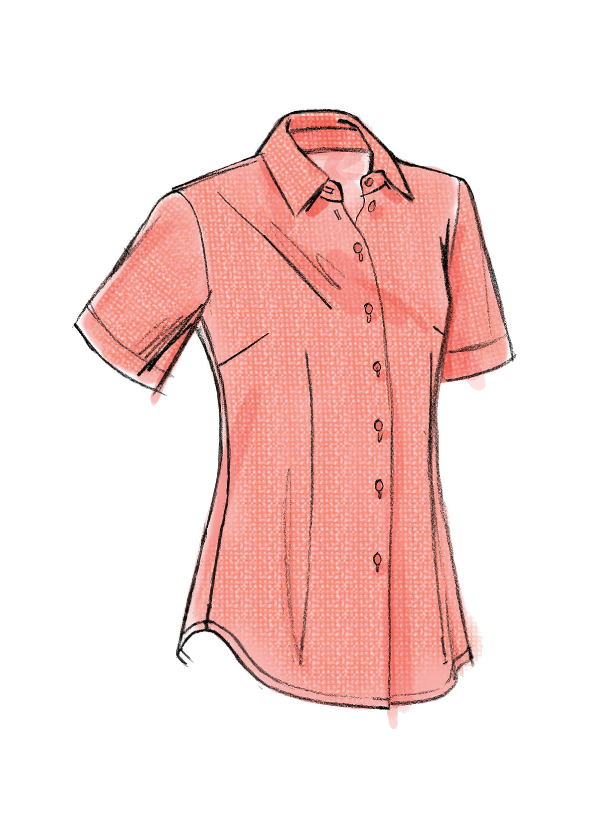 Vogue Patterns V8772 pattern envelope showing fitted blouse designs