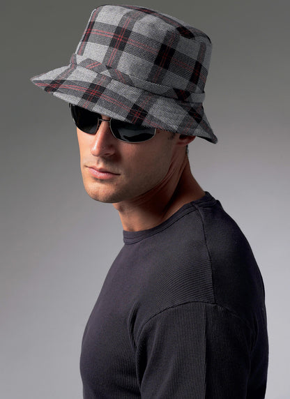 Vogue Patterns V8869 pattern envelope showing lined hats designs
