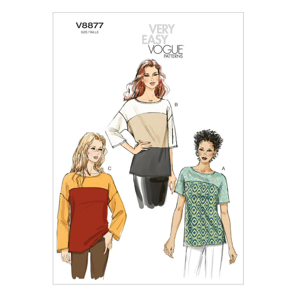 Vogue Patterns V8877 top sewing pattern envelope