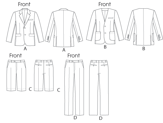 Vogue Patterns V8890 jacket sewing pattern envelope