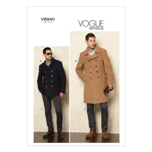 Vogue Patterns V8940 coat sewing pattern envelope
