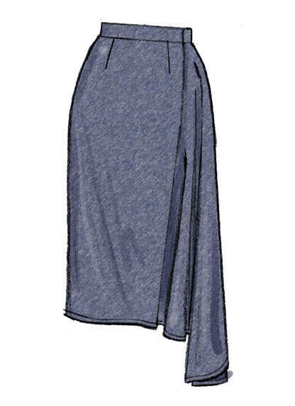 Vogue Patterns V8956 skirt sewing pattern envelope