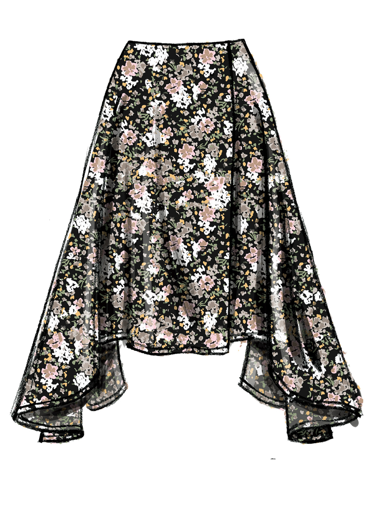 Vogue Patterns V8956 skirt sewing pattern envelope