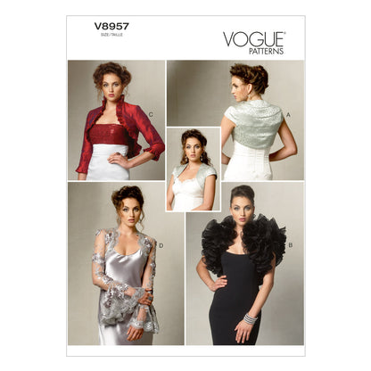 Vogue Patterns V8957 bolero sewing pattern envelope