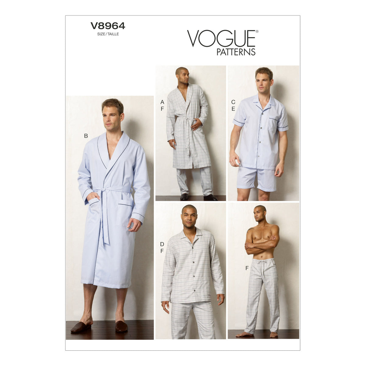 Vogue Patterns V8964 robe sewing pattern envelope