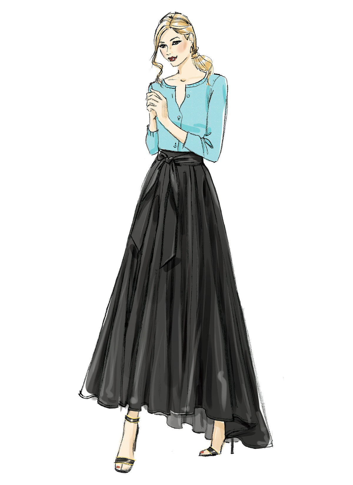 Vogue Patterns V8980 skirt sewing pattern envelope