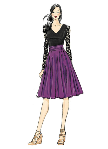 Vogue Patterns V8980 skirt sewing pattern envelope