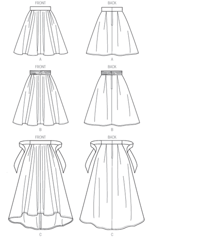 Vogue Patterns V8980 skirt sewing pattern envelope