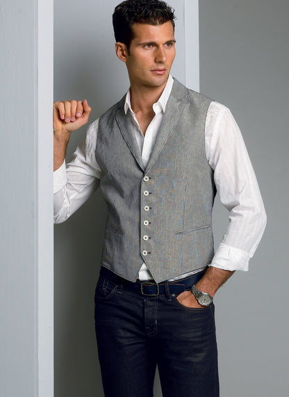 Vogue Patterns V8987 waistcoat sewing pattern envelope