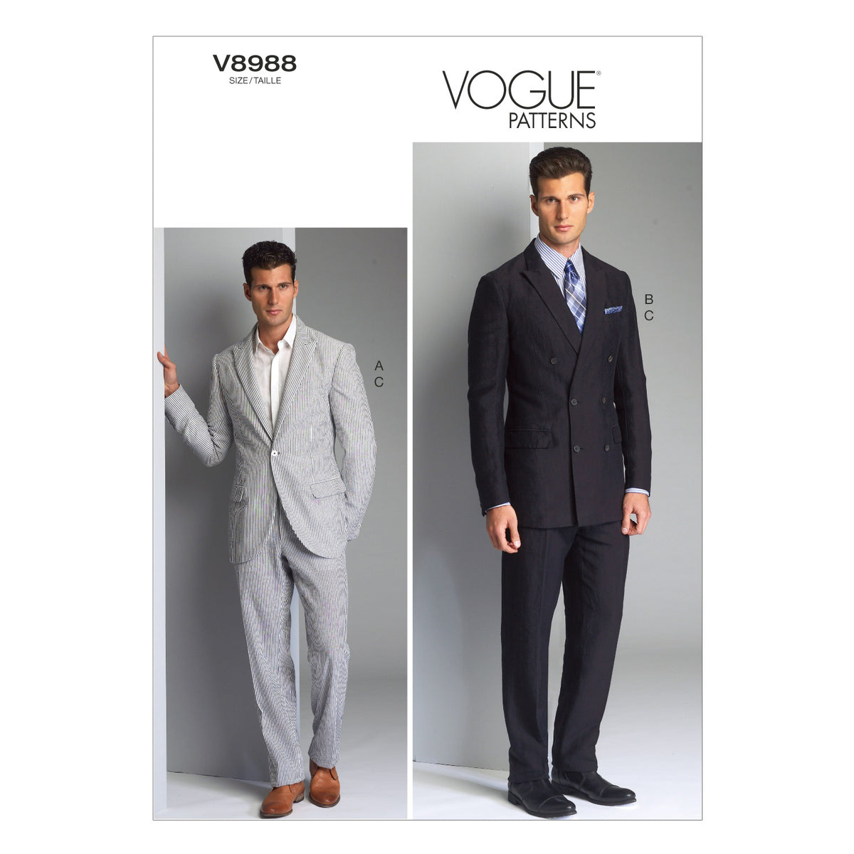 Vogue Patterns V8988 jacket sewing pattern envelope