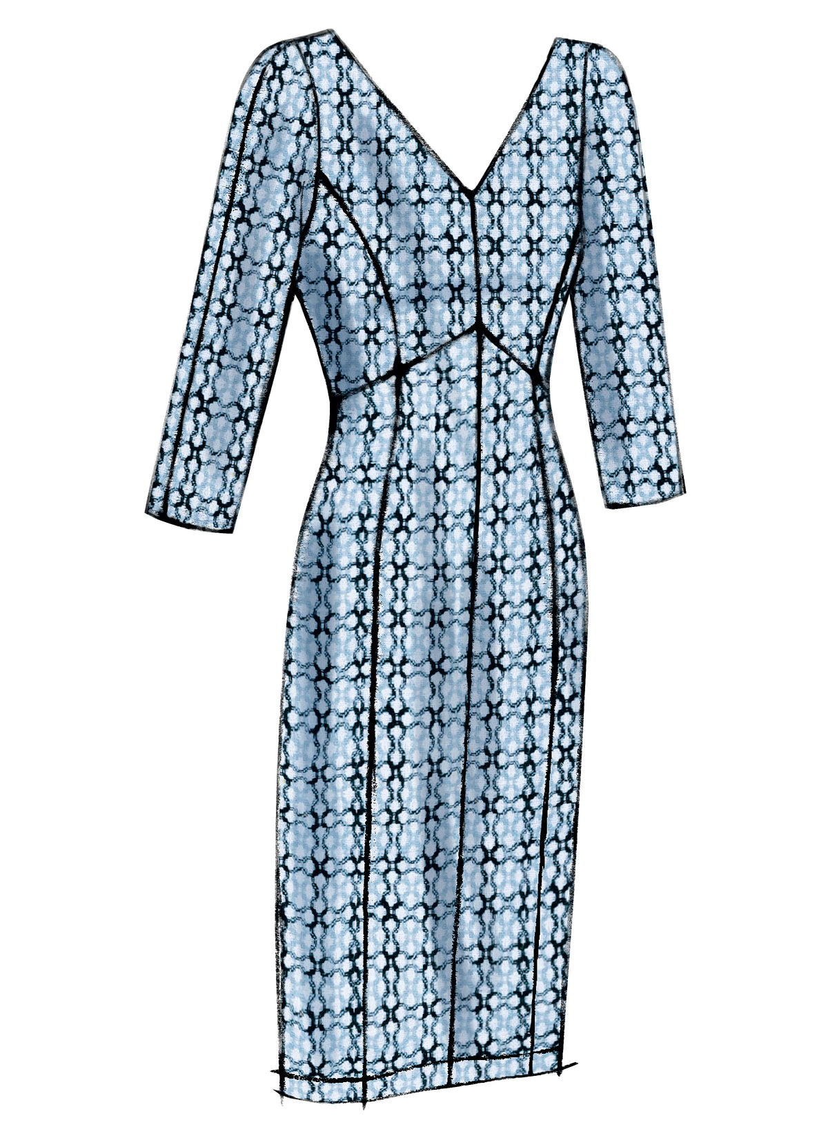 Vogue Patterns V8997 dress sewing pattern envelope