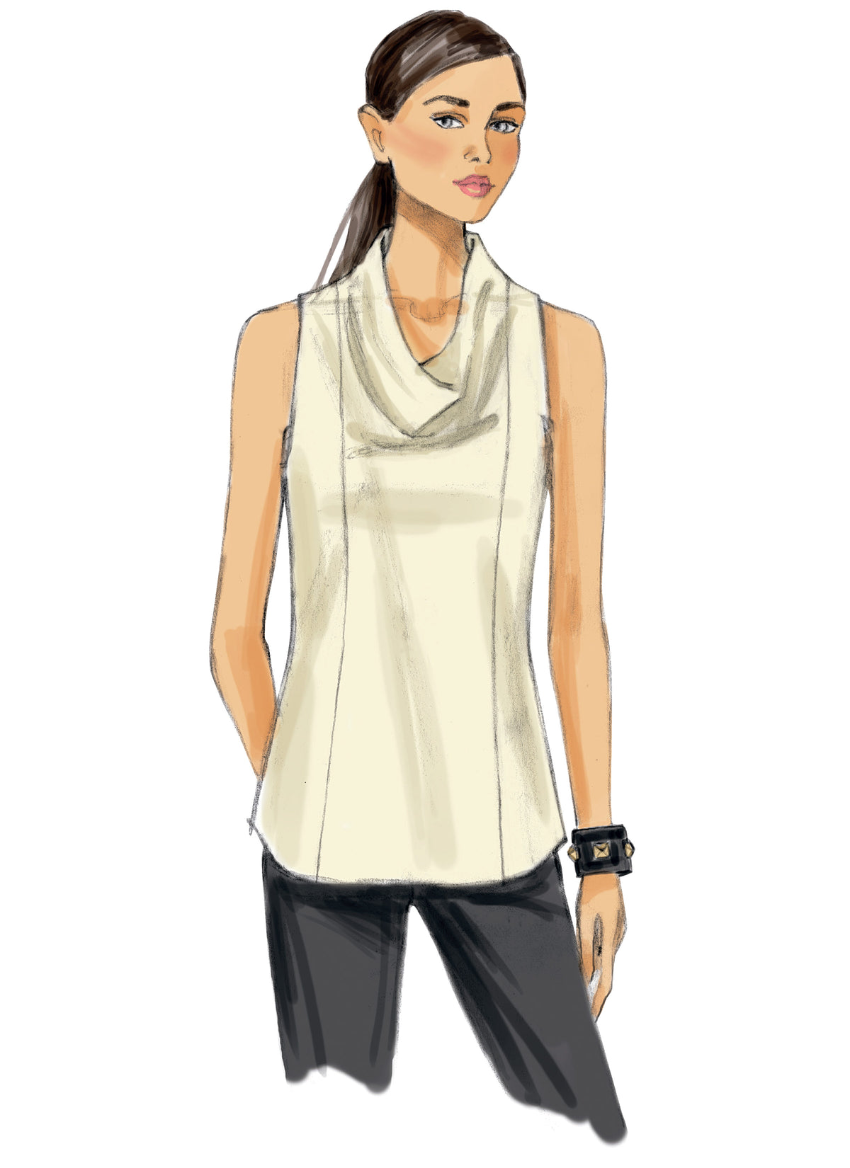 Vogue Patterns V9006 top sewing pattern envelope