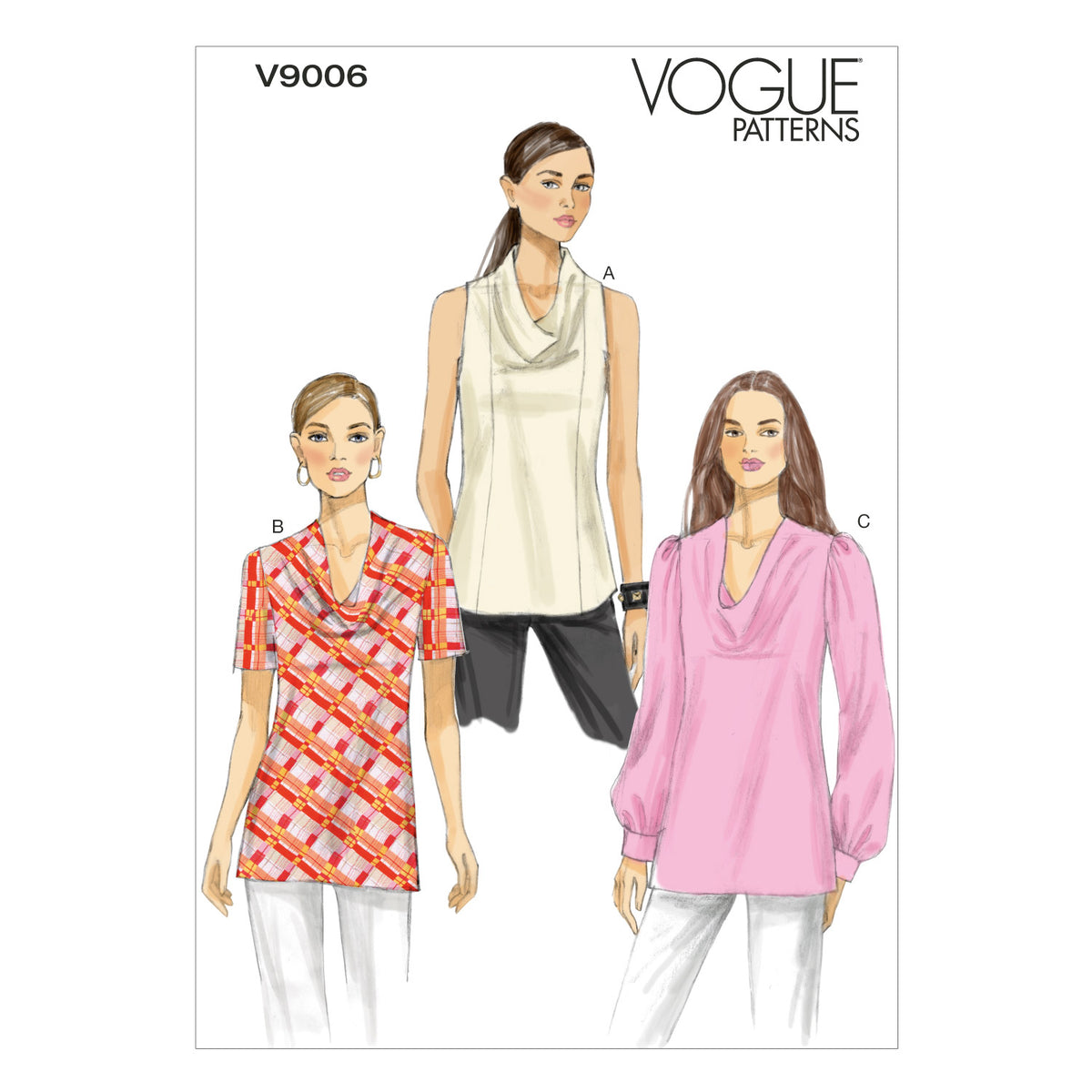 Vogue Patterns V9006 top sewing pattern envelope