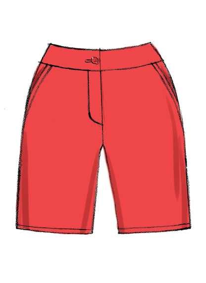 Vogue Patterns V9008 shorts sewing pattern envelope
