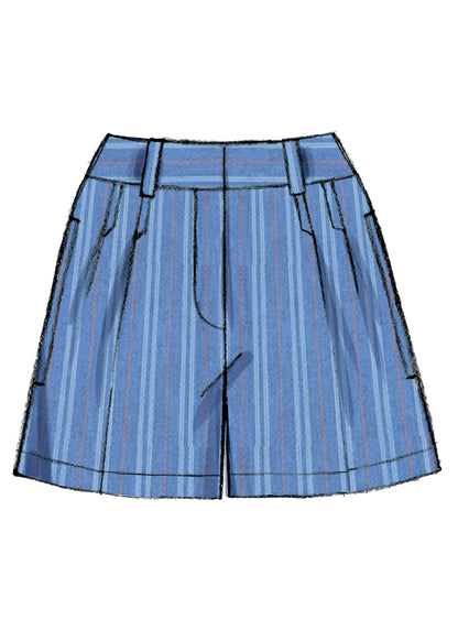 Vogue Patterns V9008 shorts sewing pattern envelope