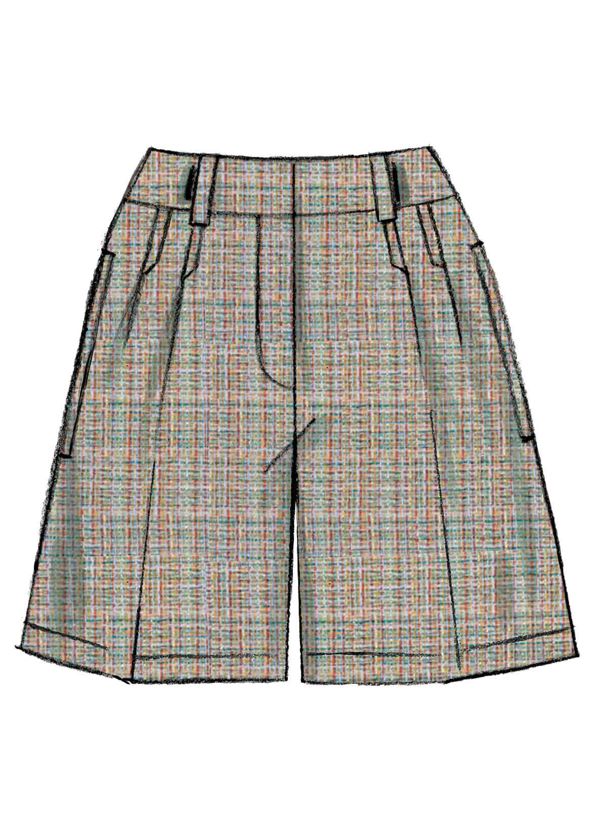 Vogue Patterns V9008 shorts sewing pattern envelope