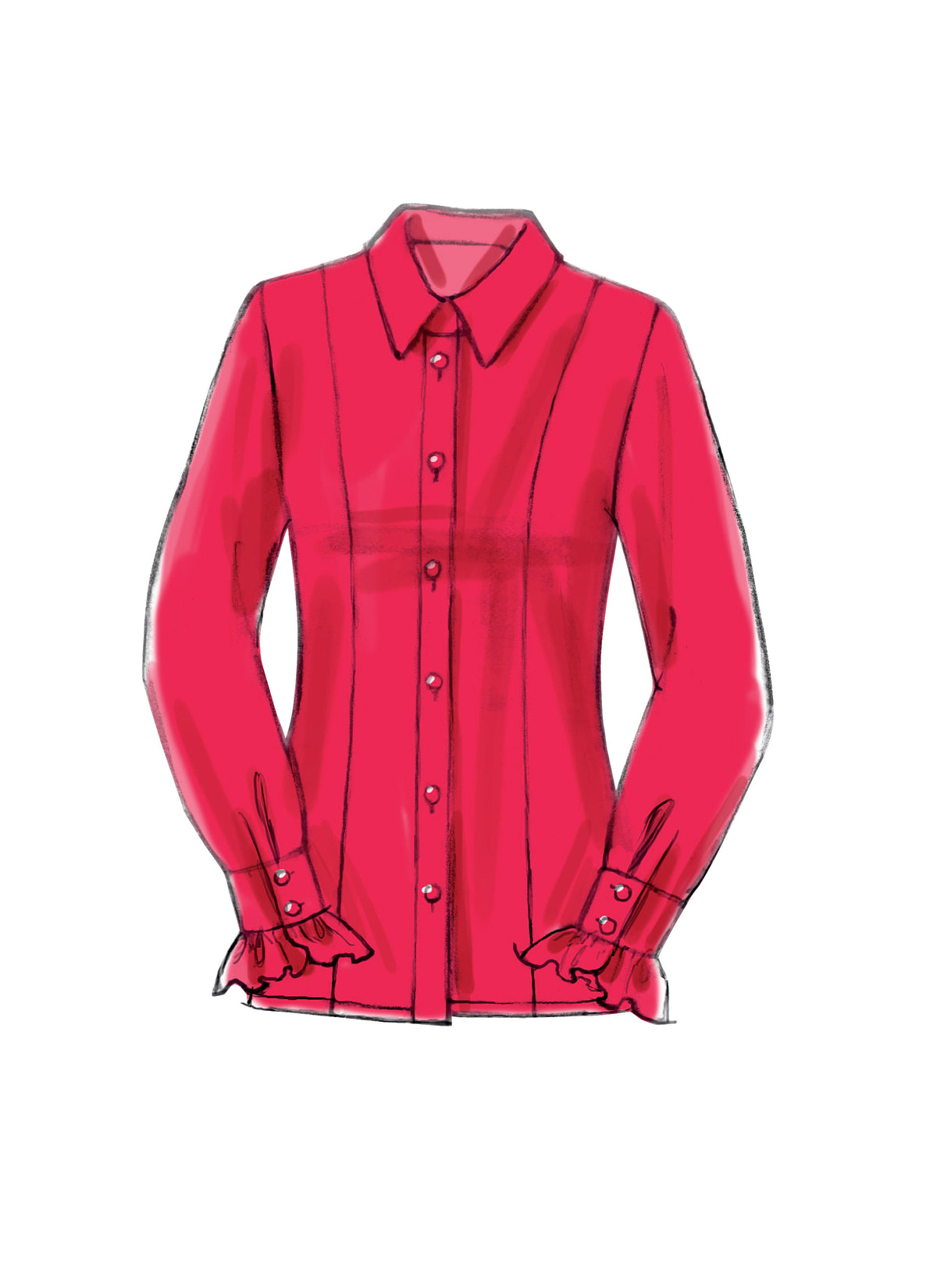 Vogue Patterns V9029 blouse sewing pattern envelope