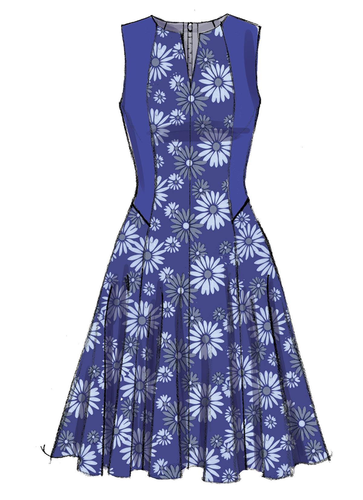 Vogue Patterns V9050 dress sewing pattern envelope