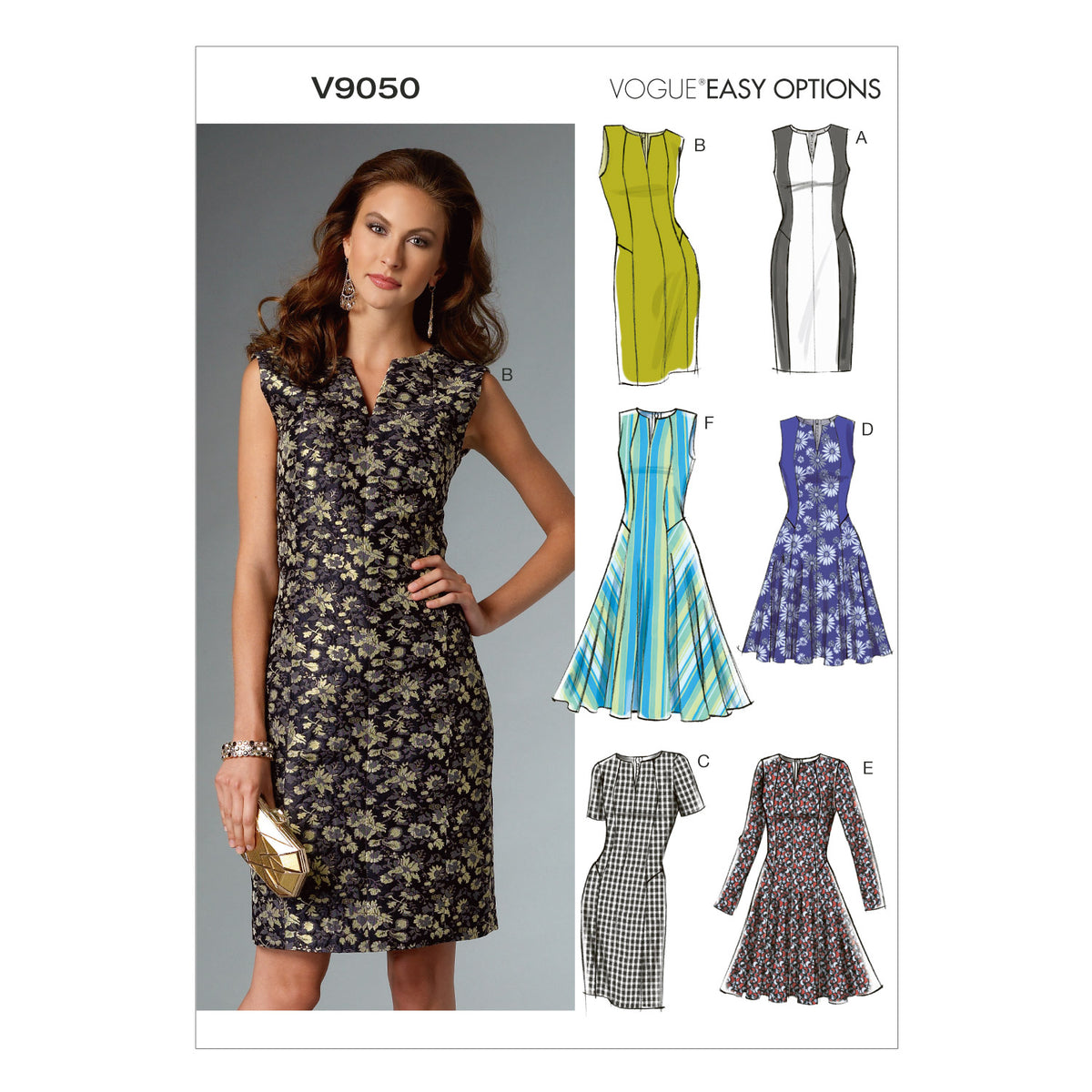 Vogue Patterns V9050 dress sewing pattern envelope