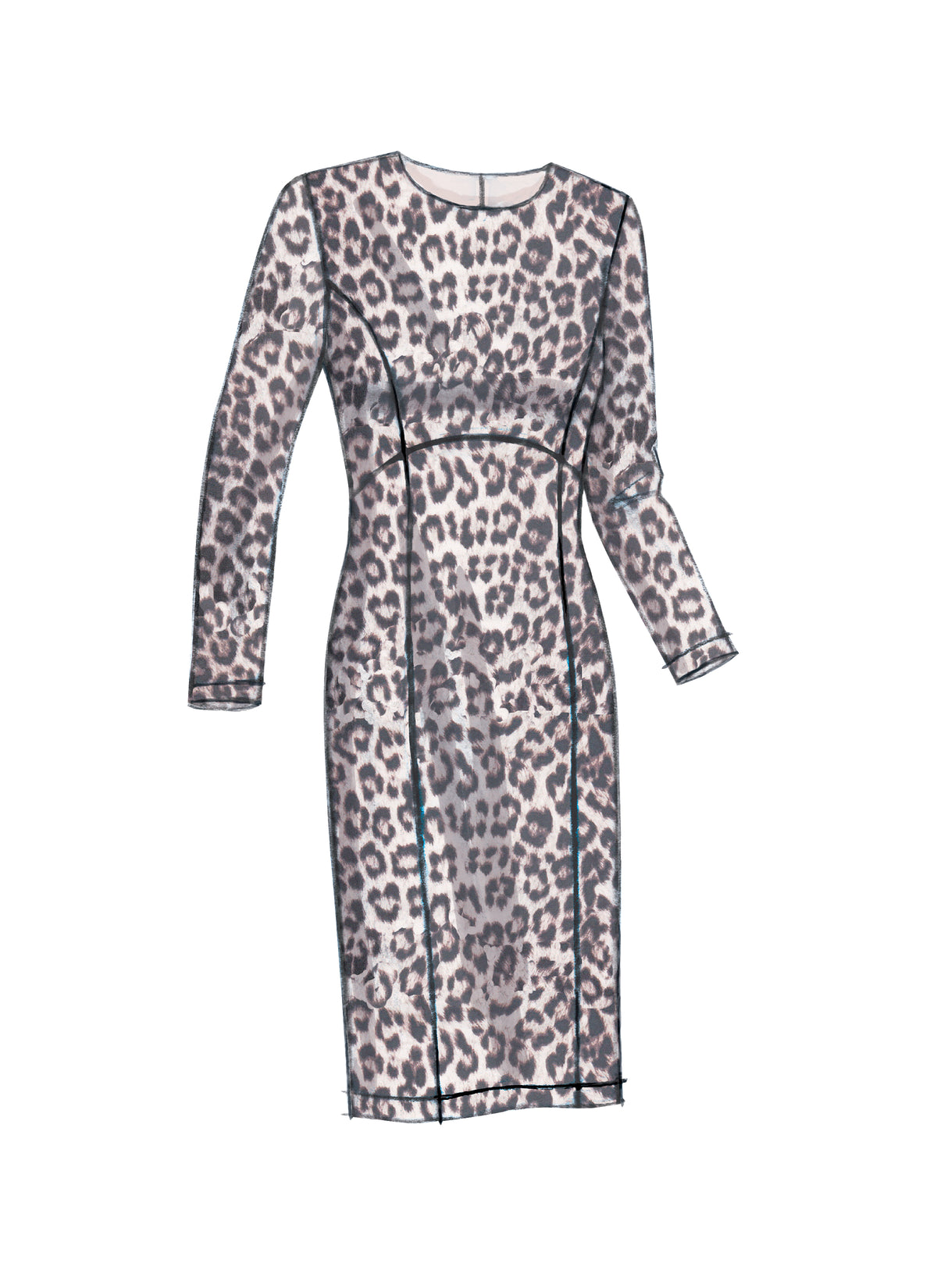 Vogue Patterns V9202 envelope showing misses' empire waist dress designs