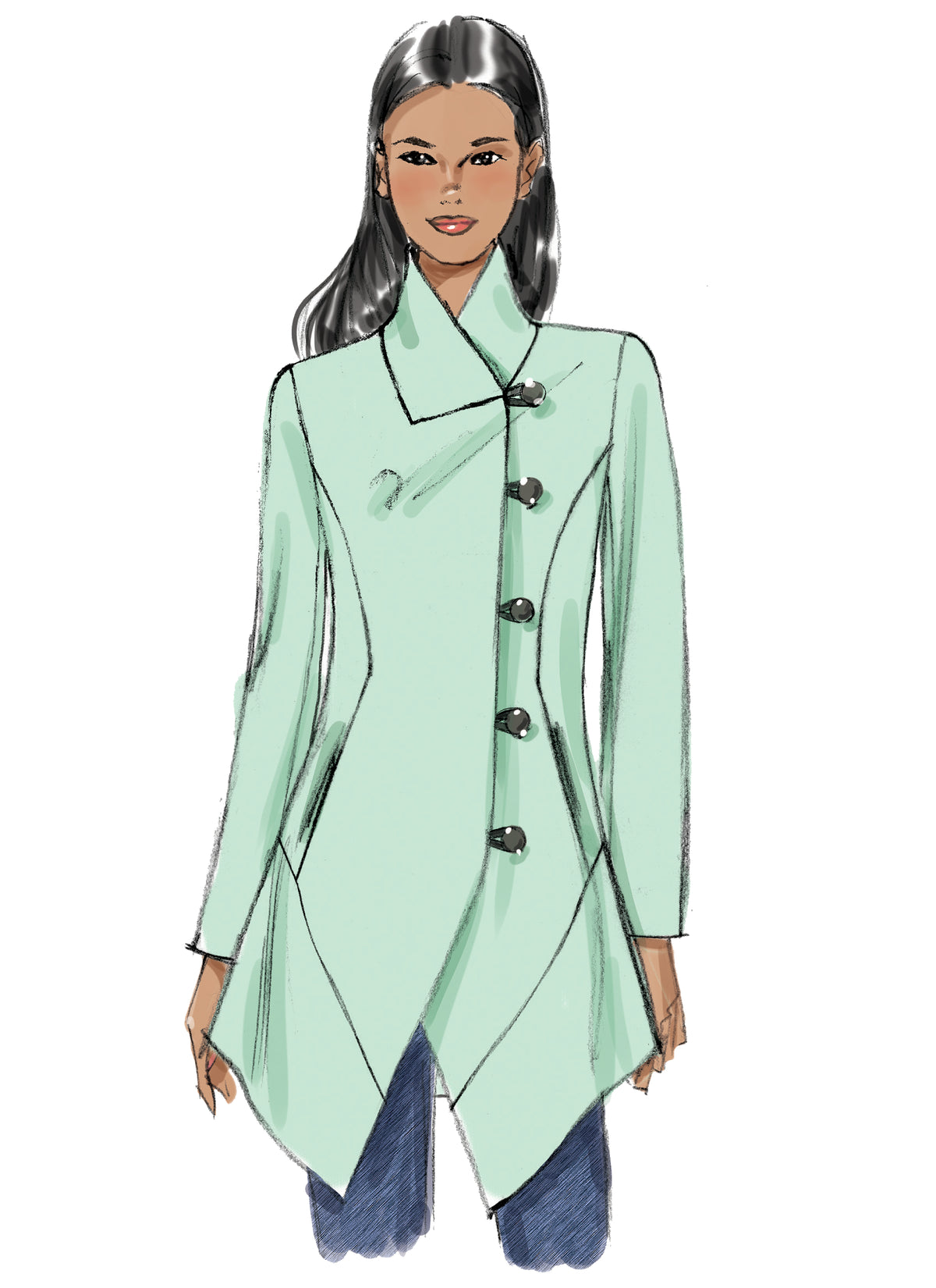 Vogue Patterns V9212 envelope showing misses' lined jacket designs