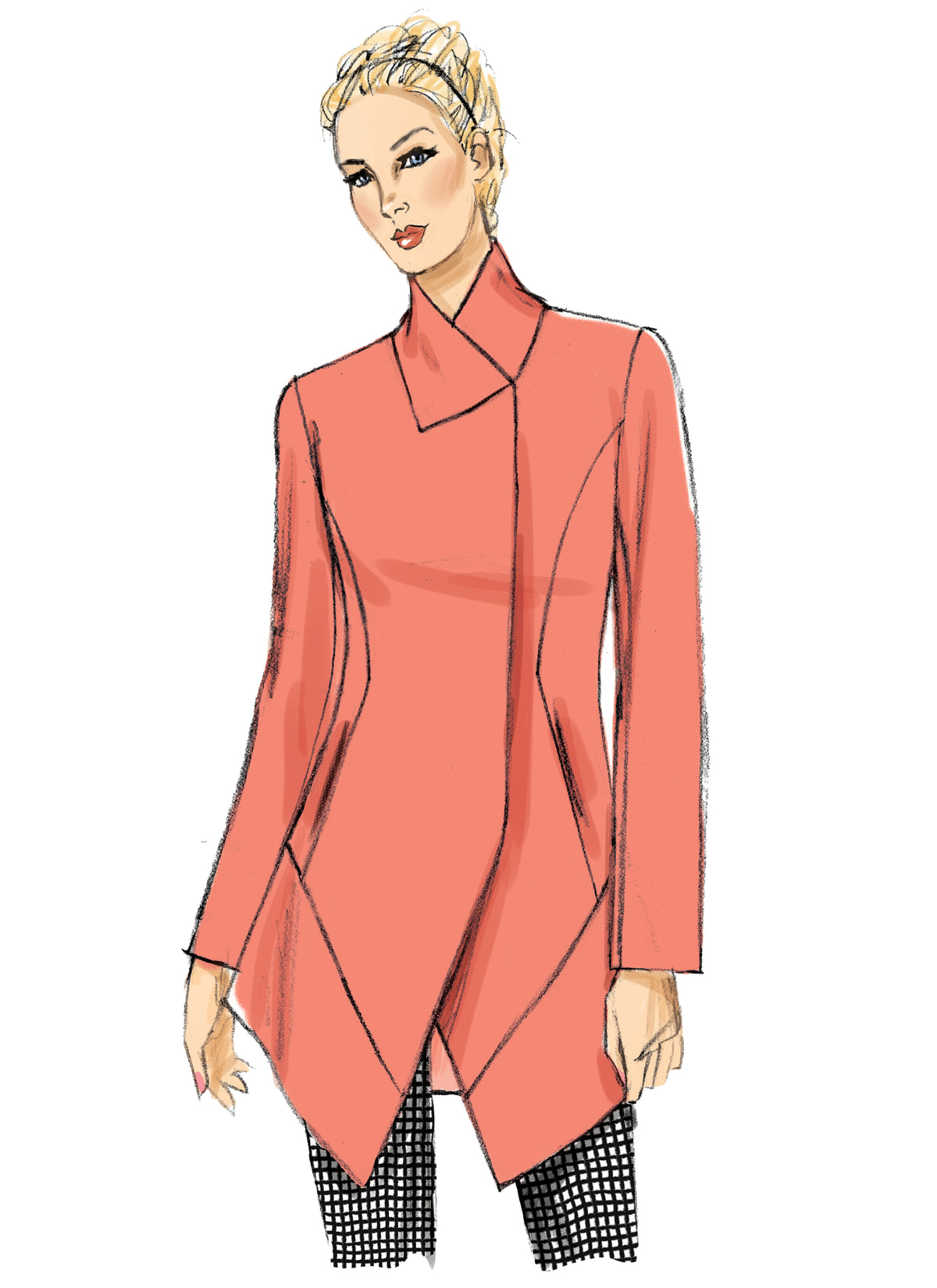 Vogue Patterns V9212 envelope showing misses' lined jacket designs